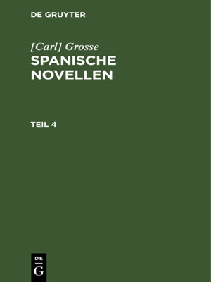 cover image of [Carl] Grosse